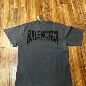 Balenciaga Men's Gray T-Shirt